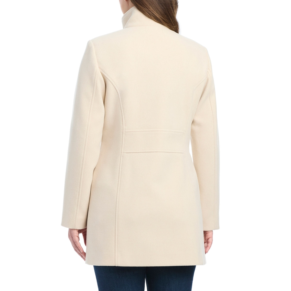 Vince Camuto Women's Faux Wool Jacket In Oatmeal - Picture 2 of 9